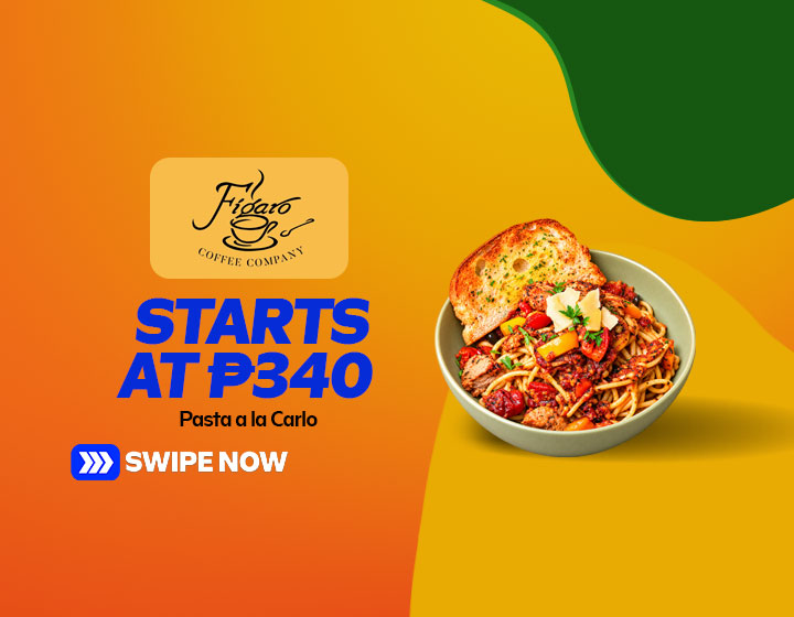 Pasta a la Carlo starts at P340
