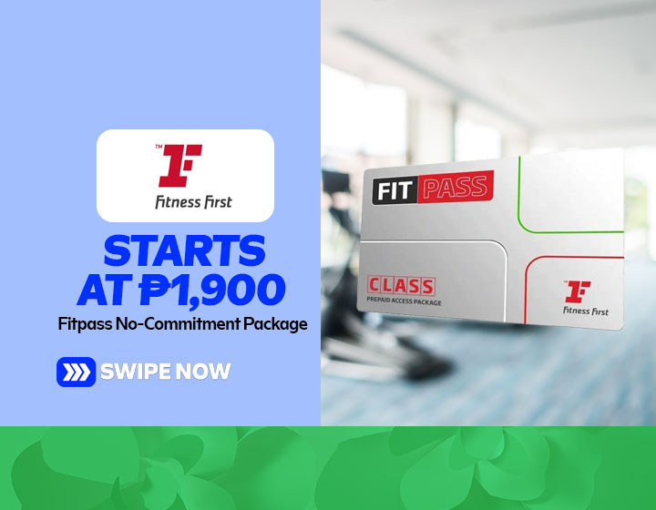 Fitpass No-Commitment Package - Introductory Offer starts at P1,900