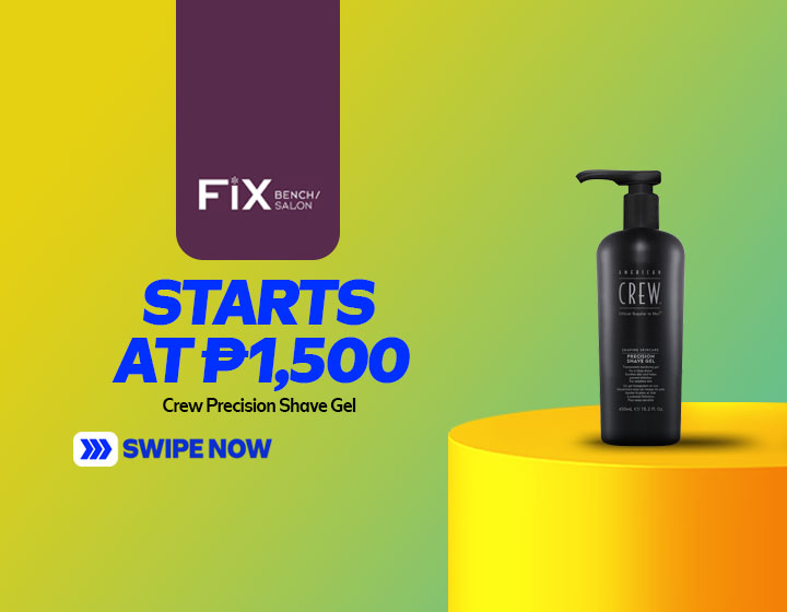 Crew Precision Shave Gel starts at P1,500