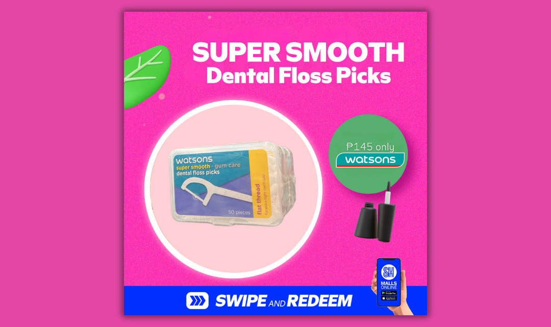 Super Smooth Dental Floss Picks at Watsons for only PhP 145!