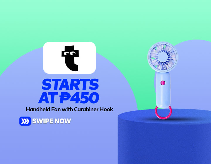 Handheld Fan with Carabiner Hook starts at P450