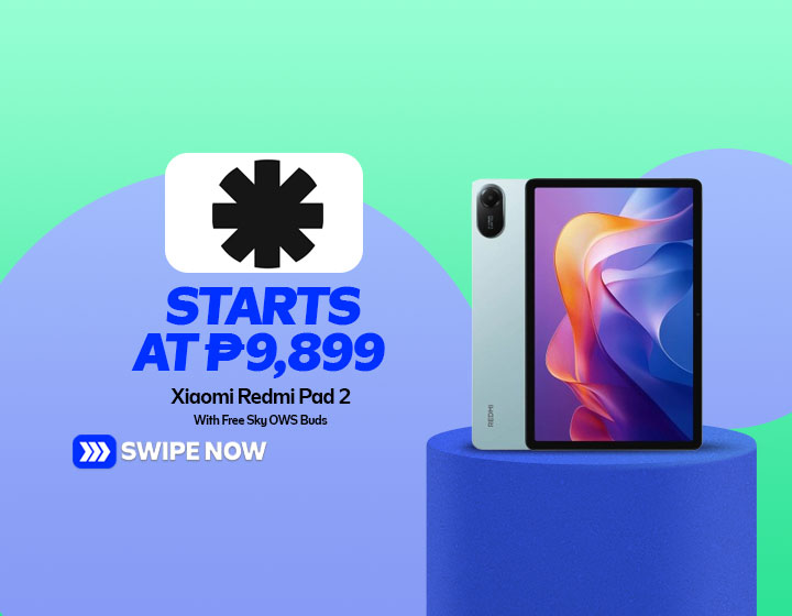 Xiaomi Redmi Pad 2 with Free Sky OWS Buds starts at P9,899
