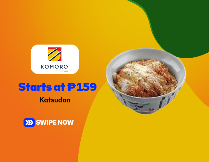 Katsudon Starts at P159