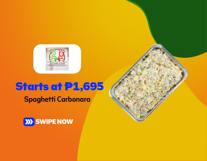 Spaghetti Carbonara Starts at P1,695