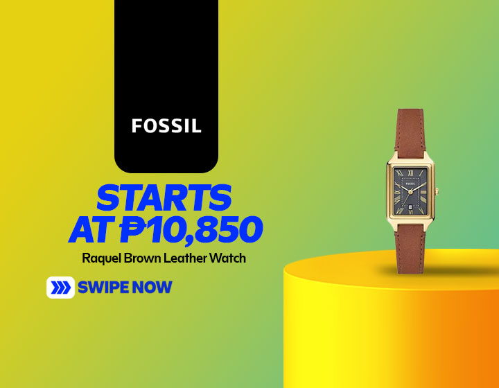 Raquel Brown Leather Watch ES5303 starts at P10,850