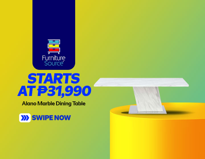 Alano Marble Dining Table starts at P31,990