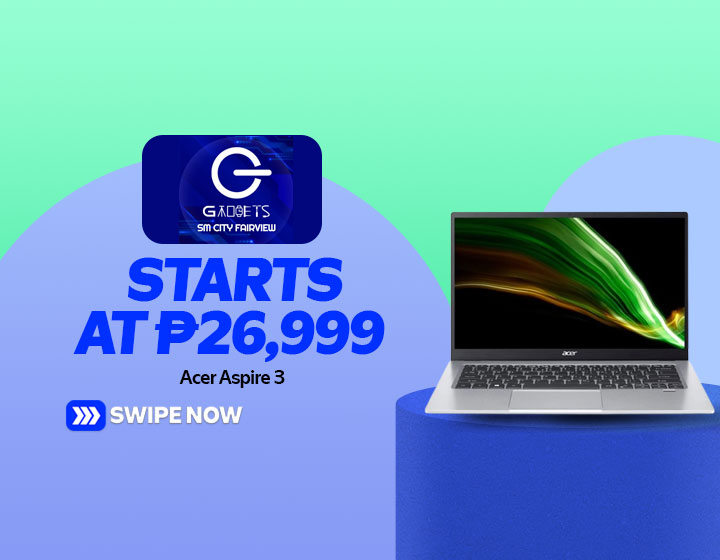Acer Aspire 3 starts at P26,999