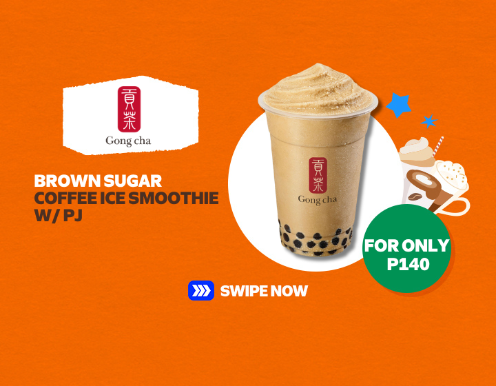 GONG CHA - BROWN SUGAR COFFEE ICED SMOOTHIE W/ PJ