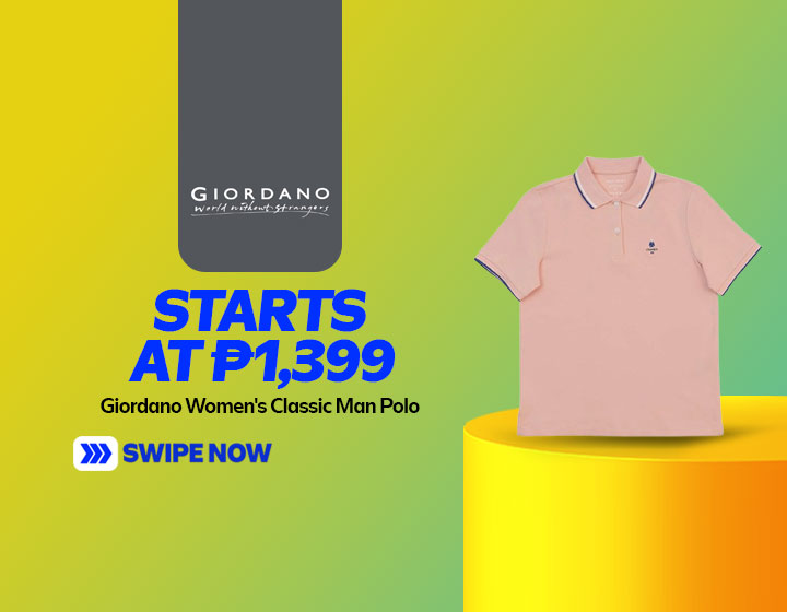GIORDANO Women's Classic Man Polo starts at P1,399