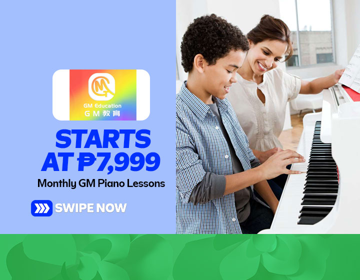GM Piano Lessons start at P7,999 per Month