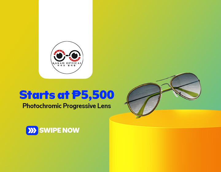 Photochromic Progressive Lens Starts at P5,500
