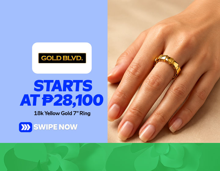 18K Yellow Gold 7" Ring starts at P28,100