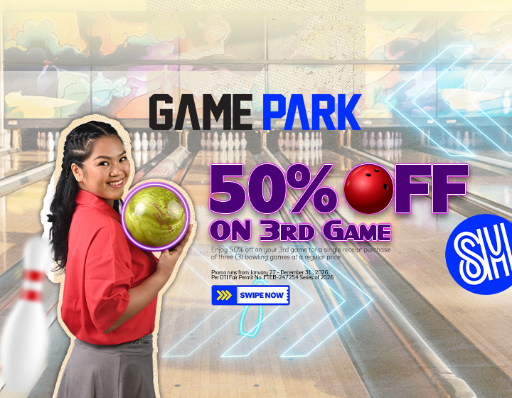 50% OFF on 3rd Game