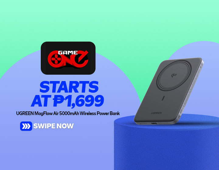 UGREEN MagFlow Air 5000mAh Wireless Power Bank starts at P1,699