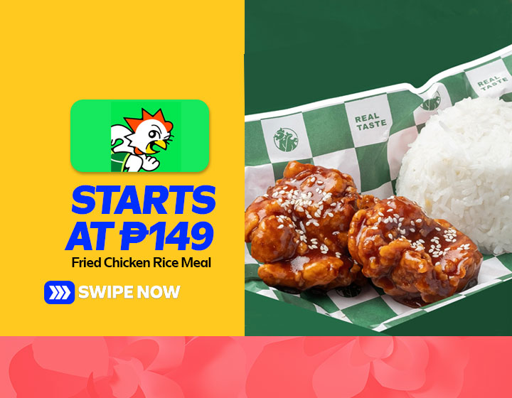 Fried Chicken Rice Meal starts at P149