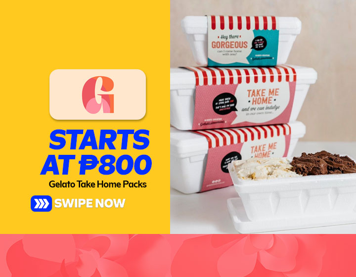 Gelato Take Home Packs start at P800