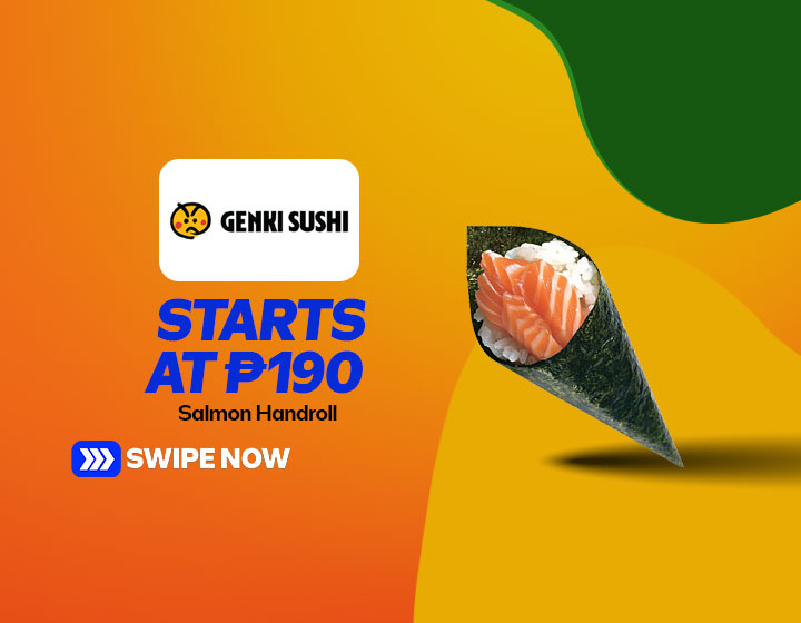 Salmon Handroll starts at P190