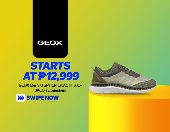 GEOX Men's U SPHERICA ACTIF X C - JACQ.TE Sneakers starts at P12,299