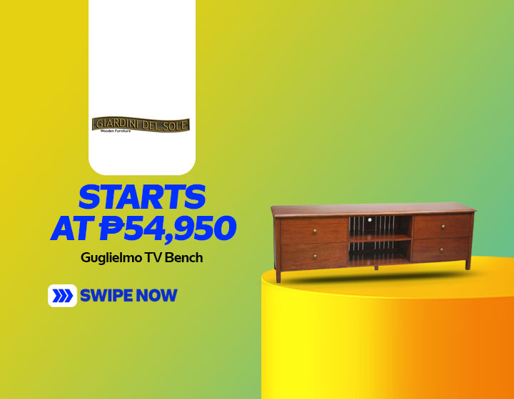 Guglielmo TV Bench starts at P54,950