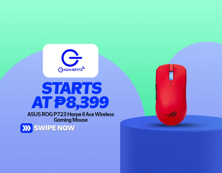 ASUS ROG P723 Harpe II Ace Wireless Gaming Mouse in Red starts at P8,399