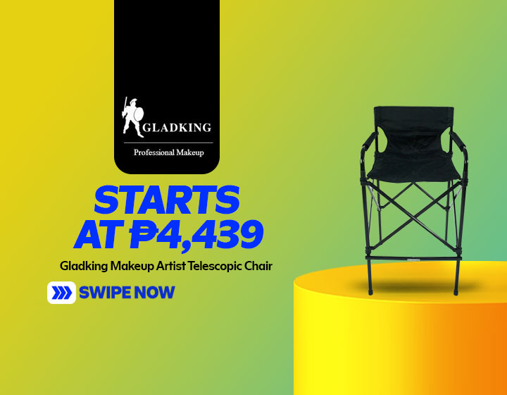Gladking Makeup Artist Telescopic Chair starts at P4,439