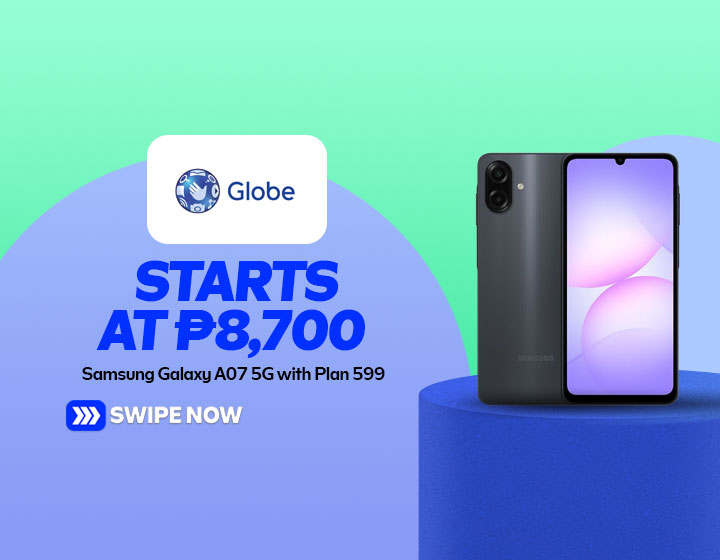 Get a Samsung Galaxy A07 5G 128GB with Plan 599 starting at P8,700