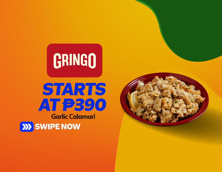 Garlic Calamari starts at P390