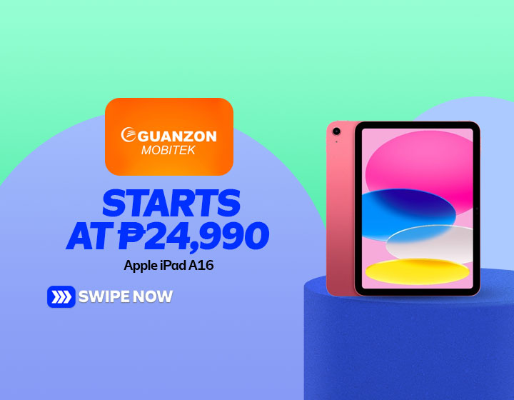 Apple iPad A16 starts at P24,990