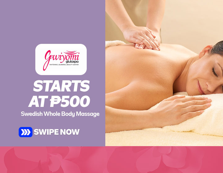 Swedish Whole Body Massage starts at P500