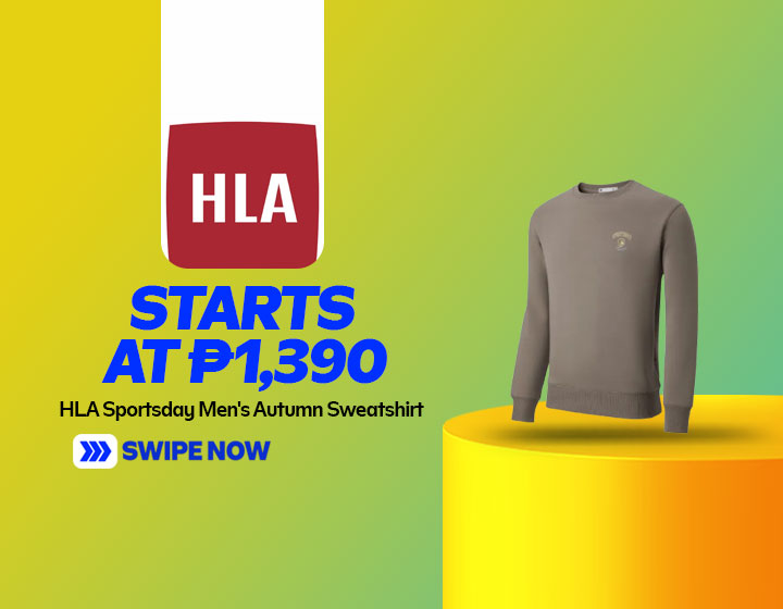 HLA Sportsday Men's Autumn Sweatshirt starts at P1,390