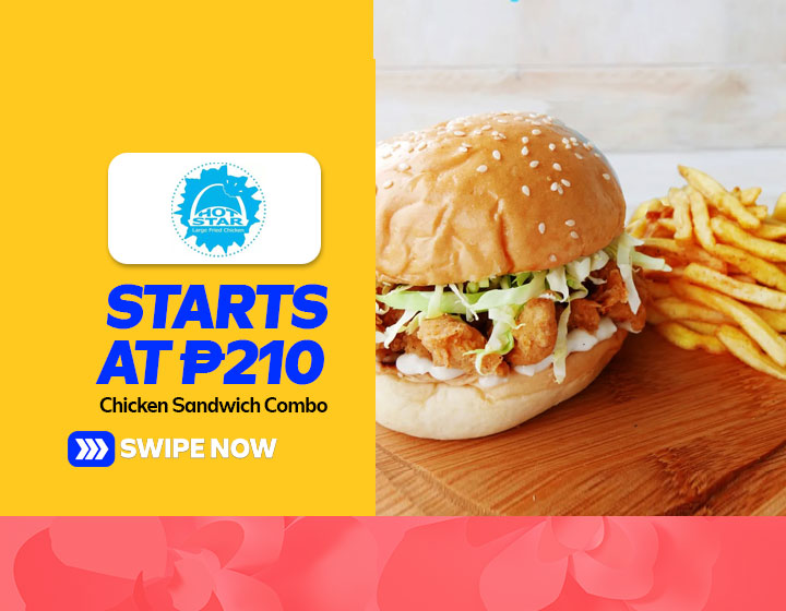 Chicken Sandwich Combo starts at P210
