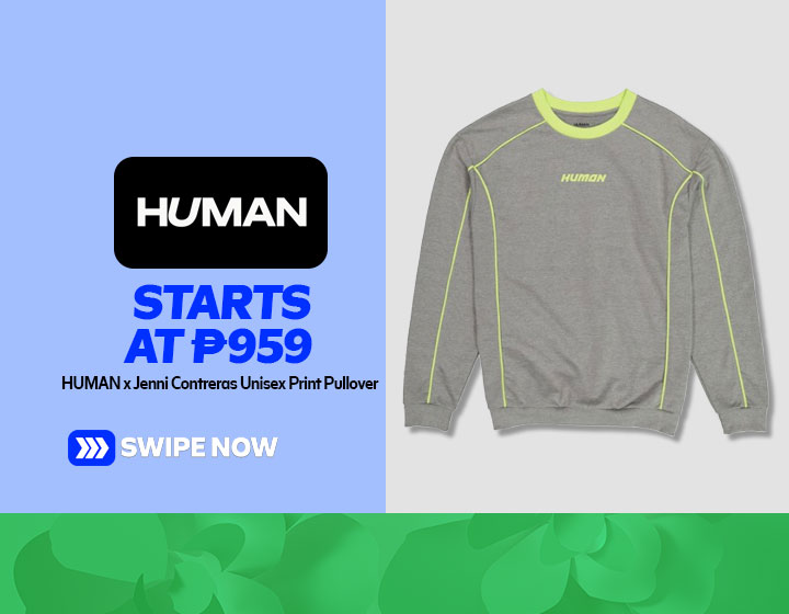 HUMAN x Jenni Contreras Unisex Print Pullover (HTL0528) starts at P959