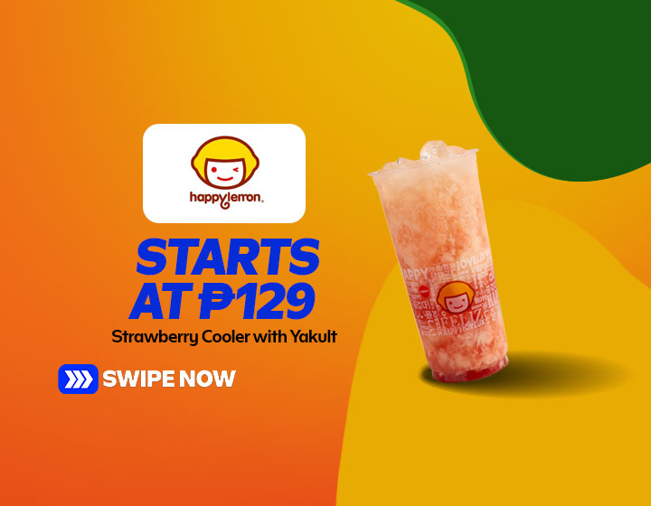 Strawberry Cooler with Yakult starts at P129