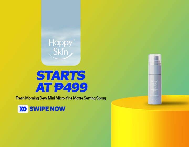 Happy Skin Fresh Morning Dew Mini Micro-fine Matte Setting Spray starts at P499