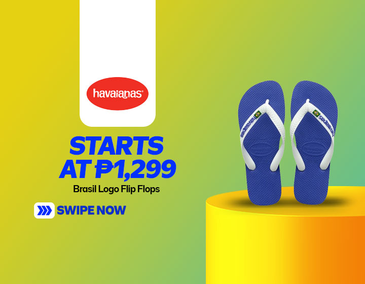 Brasil Logo Flip Flops starts at P1,299