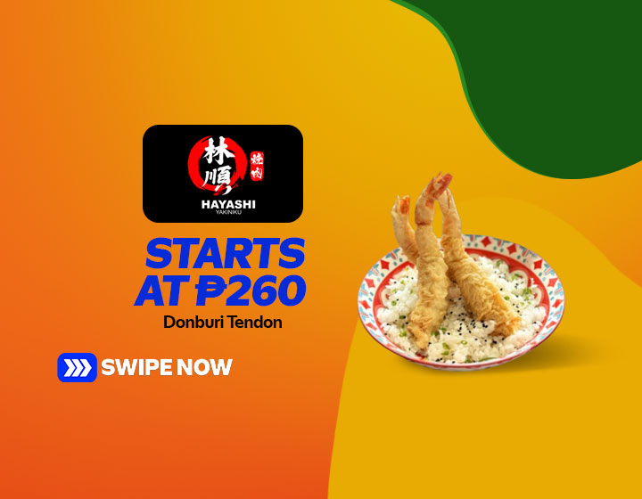 Donburi Tendon starts at P260