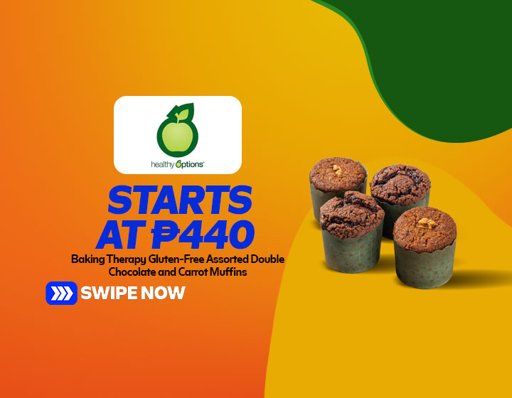 Baking Therapy Gluten-Free Assorted Double Chocolate and Carrot Muffins - 4 pcs starts at P440