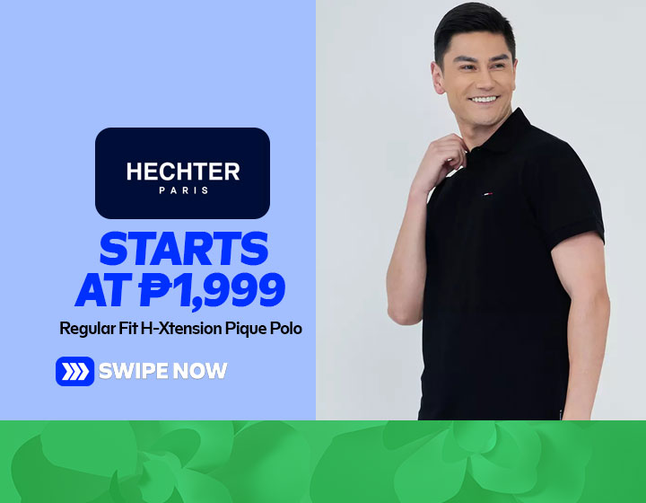 Regular Fit H-Xtension Pique Polo With Hidden Placket starts at P1,999