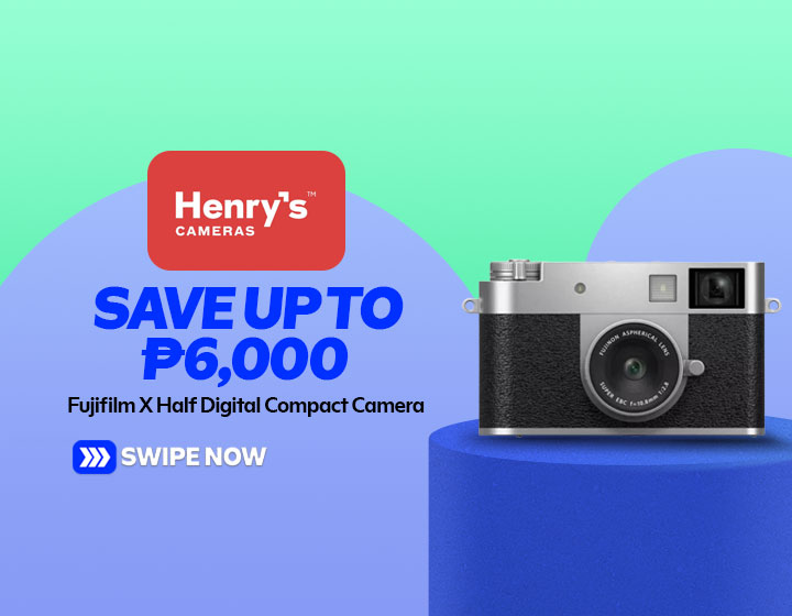 Save P6,000 on Fujifilm X half Digital Compact Camera