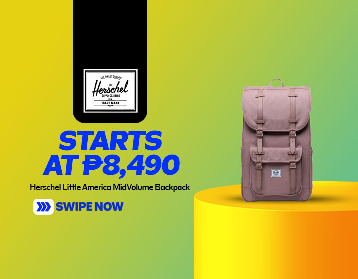 Herschel Little America Mid Volume Backpack in Ash Rose starts at P8,490