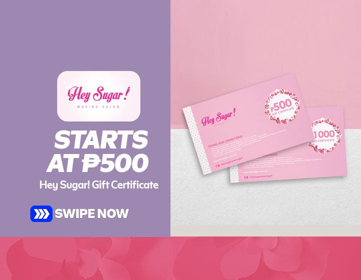Hey Sugar! Gift Certificate starts at P500