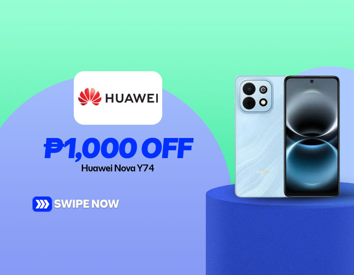 ₱1,000 OFF HUAWEI nova Y74