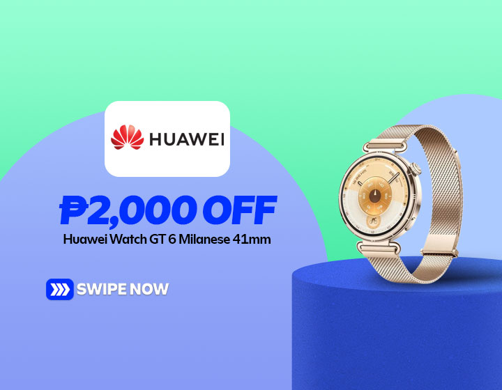 ₱2,000 OFF HUAWEI WATCH GT 6 Milanese 41mm