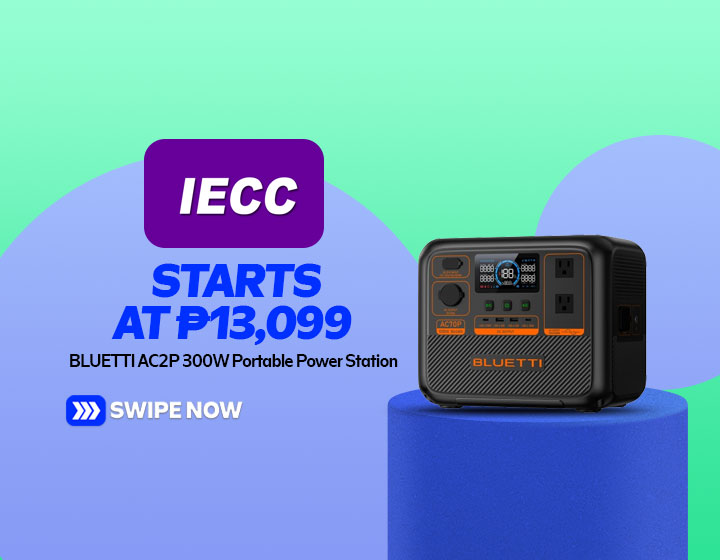 BLUETTI AC2P 300W Portable Power Station starts at P13,099