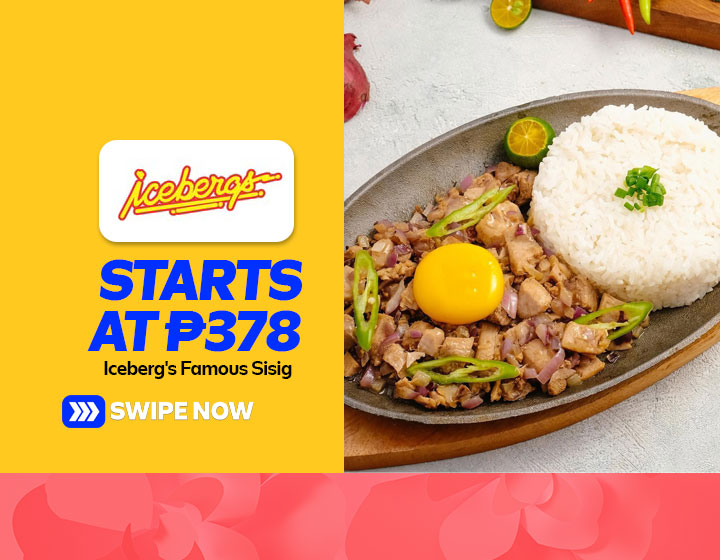 Icebergs Famous Sisig starts at P378