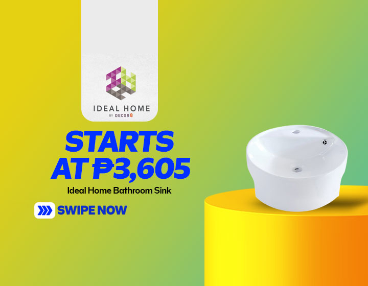 Ideal Home Bathroom Sink starts at P3,605