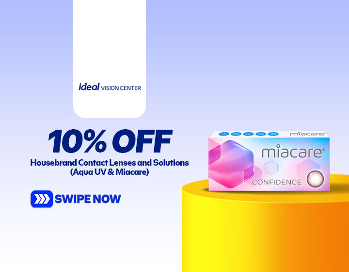 10% OFF Housebrand Contact Lenses & Solutions