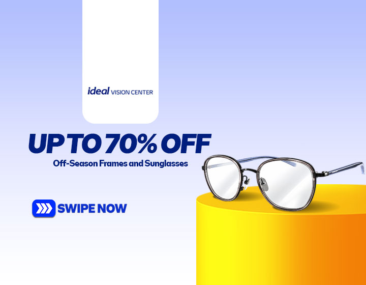 Up to 70% OFF Off-Season Frames & Sunglasses