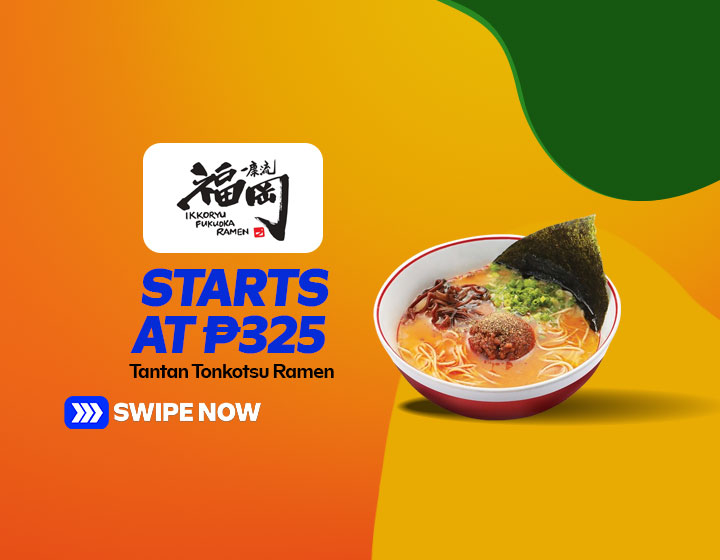 Tantan Tonkotsu Ramen starts at P325
