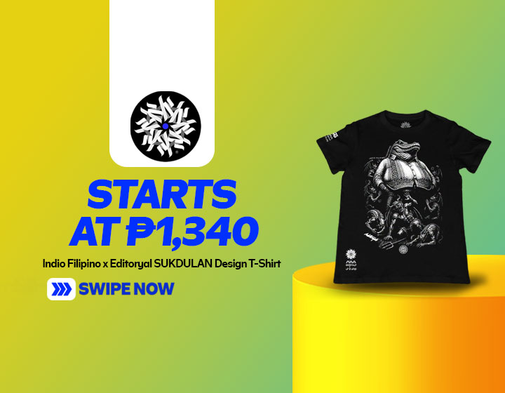 Indio Filipino x Editoryal SUKDULAN Design T-Shirt starts at P1,340